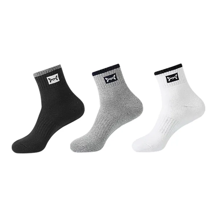 MIIOW Mid Calf Socks Men's Combo Set-11