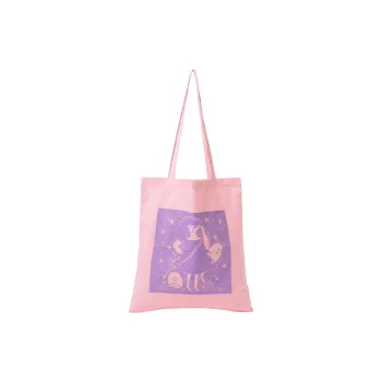 Beams Cotton Handbag Women's White/Pink