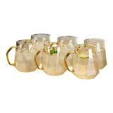 Amber Crystal Cup 6 Pack 350ml