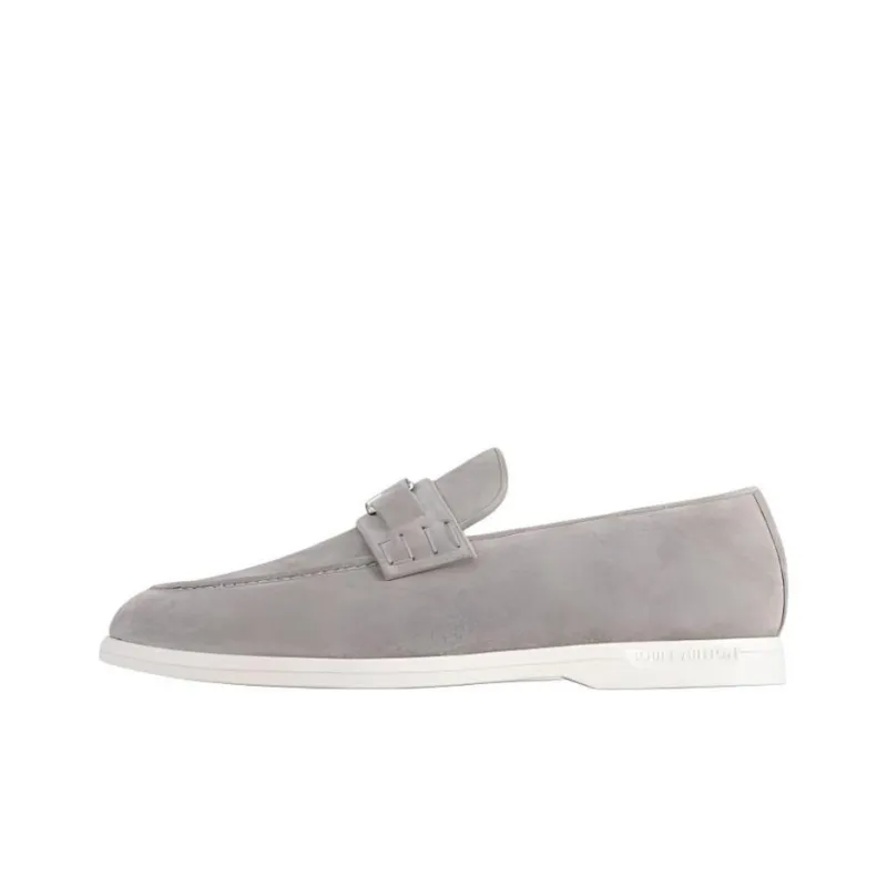 LOUIS VUITTON Estate Loafers Men's Gray-0