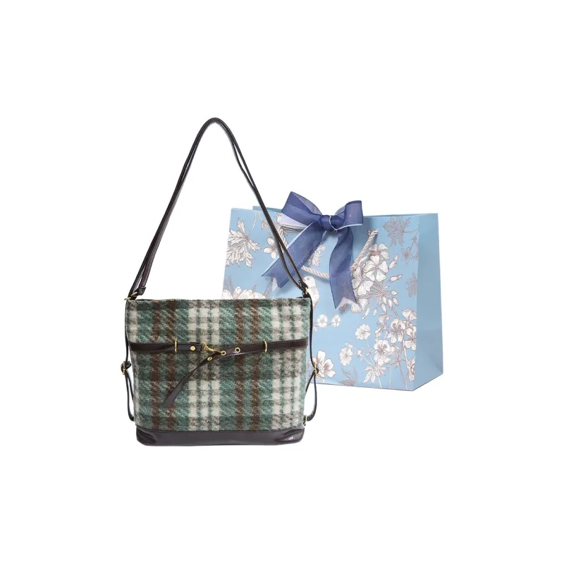 REDOO Woolen Handbag, Shoulder Bag, Crossbody Bag, Backpack Regular Women's Multicolor-6