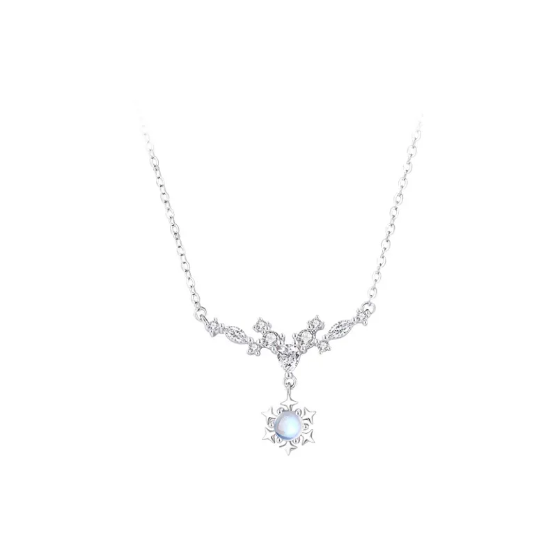Eclater 925 Sterling Silver Necklaces Women's-0