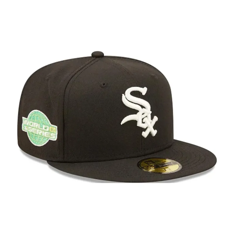 New Era Polyester Baseball Caps Men's Black-1