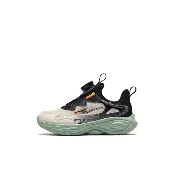 ERKE KIDS Soaring 3 Slip Resistant Cushioning Wear Resistant Low Top Kids' Running Shoes Gray Black Kids'