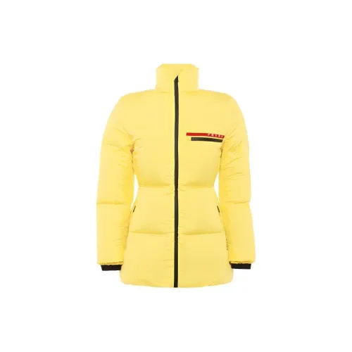 PRADA Puffer Jacket Women's Yellow