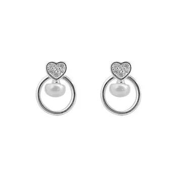 KILOH 925 Sterling Silver Stud Earrings Unisex