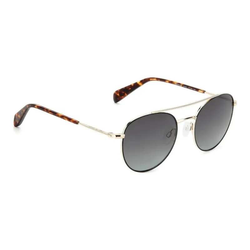 RAG&BONE Metal Aviator Sunglasses Men's Gold/Tortoiseshell-2