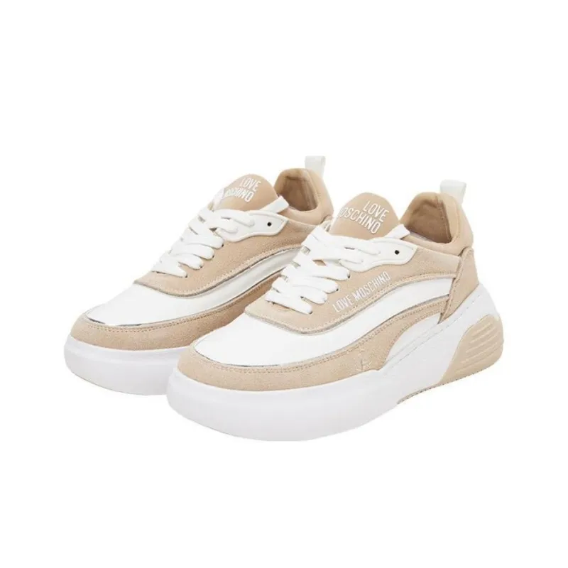 LOVE MOSCHINO Low Top Casual Shoes Women's Gold-3