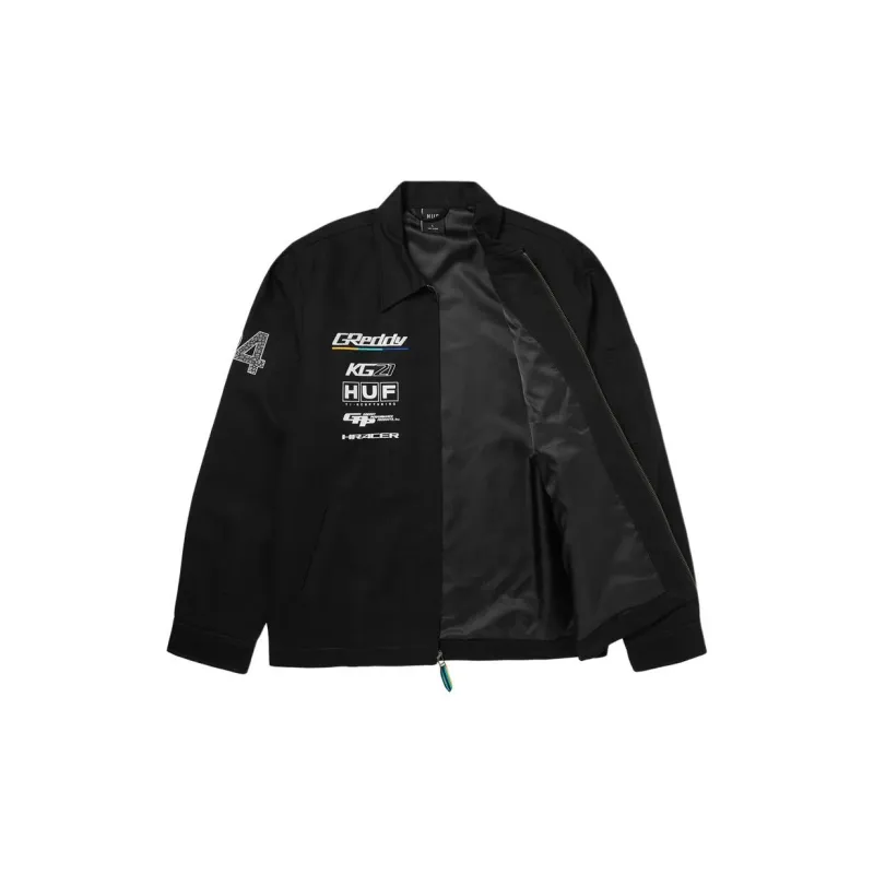 HUF GREDDY Collaboration Jackets Unisex Black-2