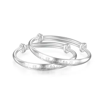 Mokinggran S999 Fine Silver Bangles Kids'