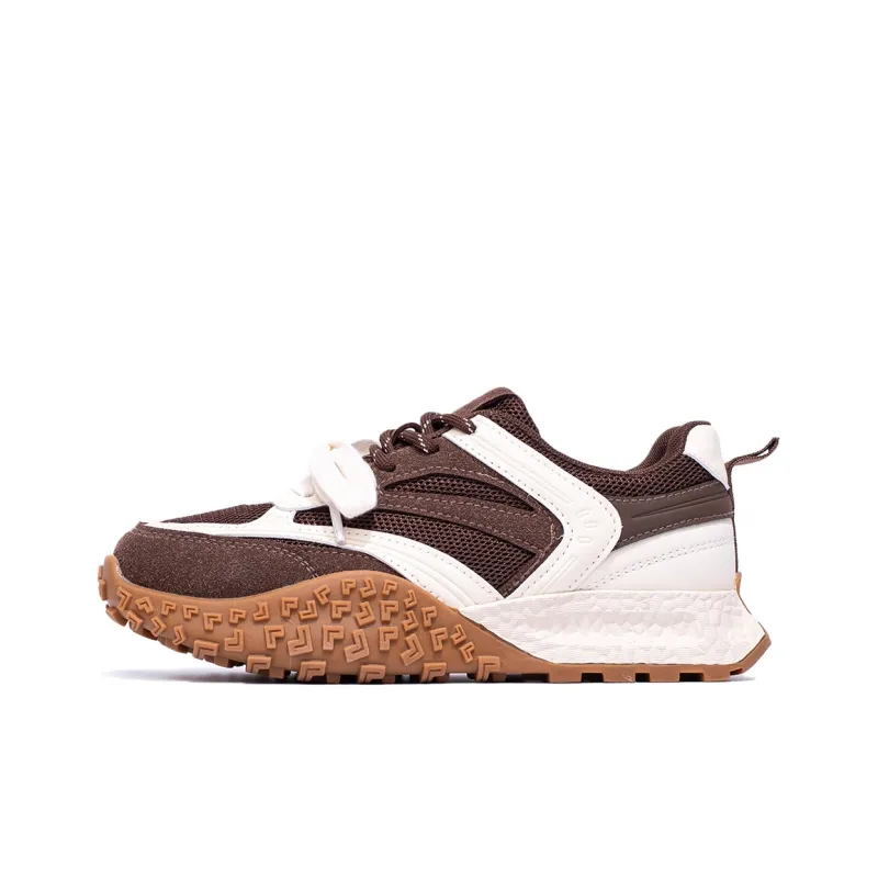 La Chapelle Cushioning Wear Resistant Low Top Casual Shoes Women's Coffee-0