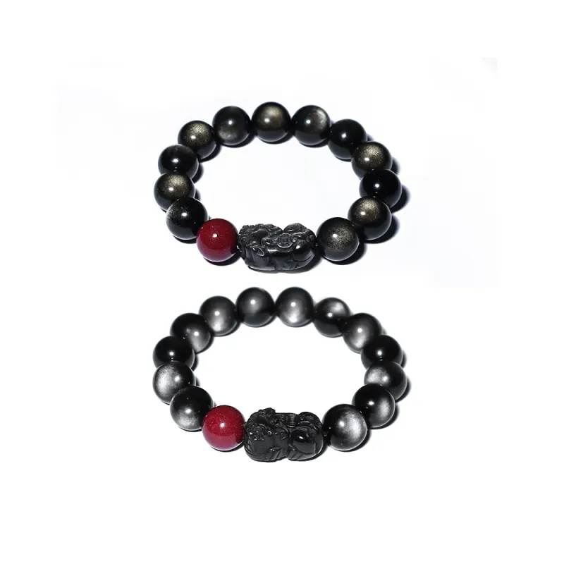 ILolu Obsidian Bracelets Unisex-10