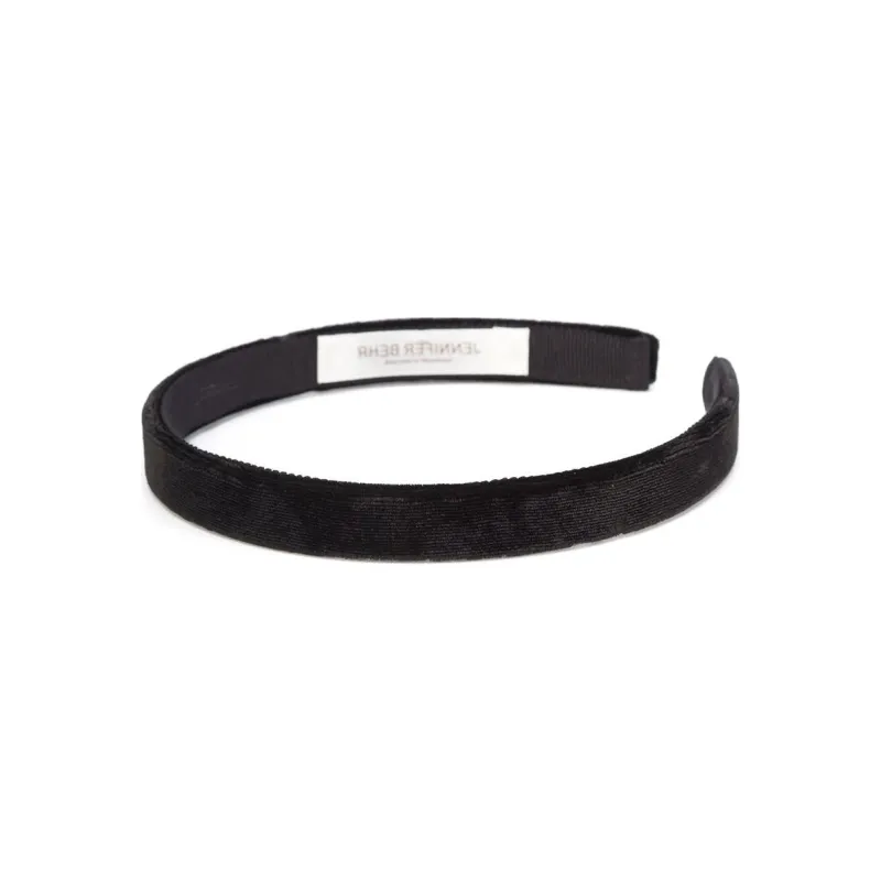 Jennifer Behr Lacey Silk Velvet Hairband-2