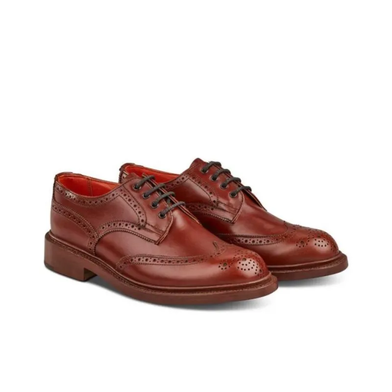 Tricker's Dress Shoes Women's Red Brown-2