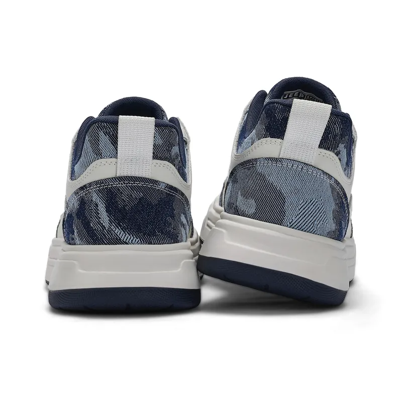 JEEP SPIRIT Skateboard Shoes Men Low Top Polar White-4