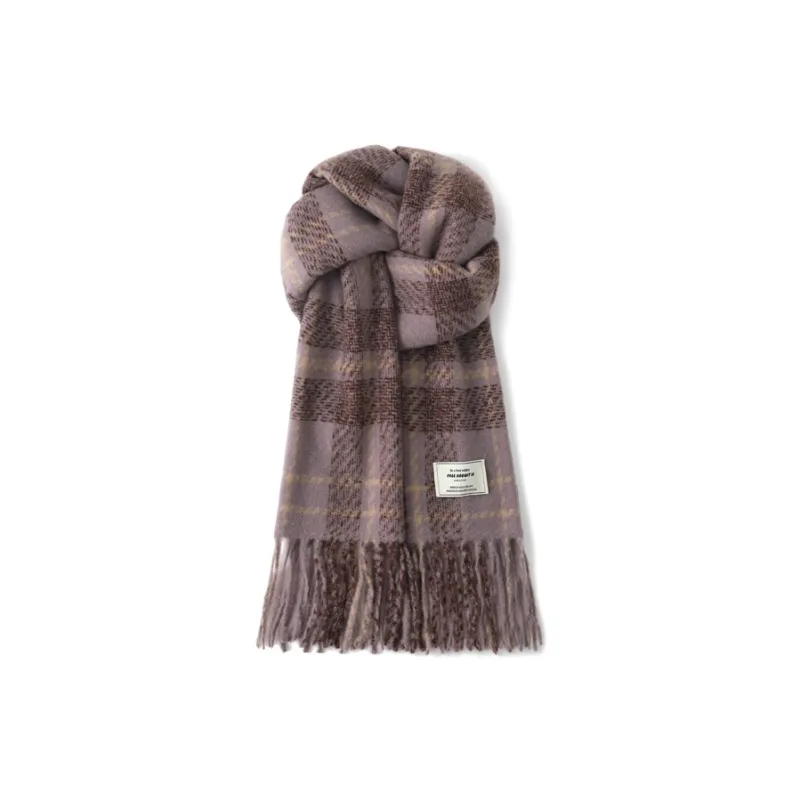 FREE RABBITⅡ Korean Style Fashion Mohair Warm Versatile Shawl Scarf Unisex-6