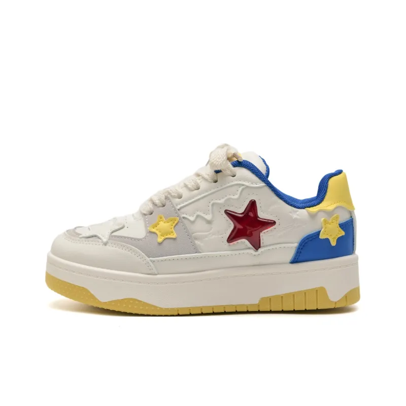 KAAVER OTTO Skateboard Shoes Women's Low Top White-44