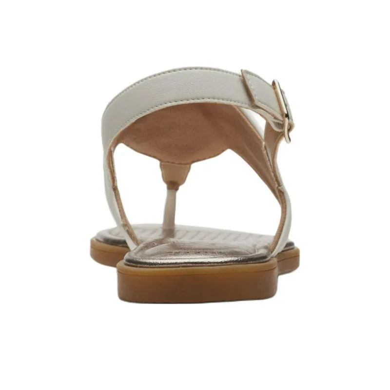 Clarks Reyna Glam Strap Sandals Women's White-4