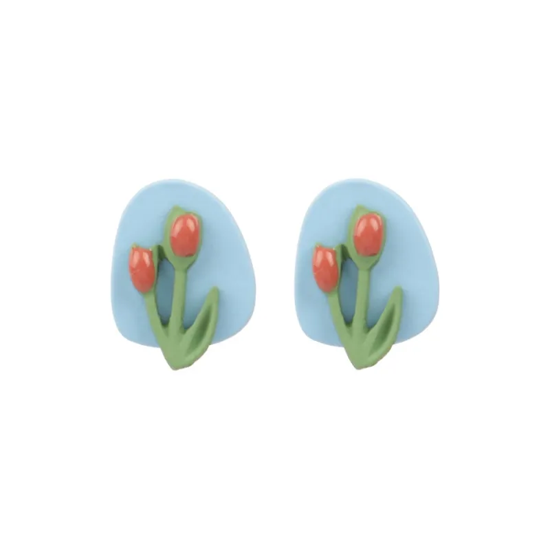 QIANFANGDAHUANGYE Alloy Earrings Women's-0