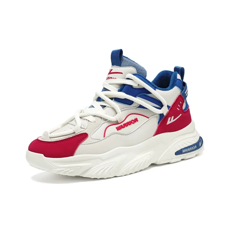Warrior Warm Height Increasing Wear-Resistant High-Top Chunky Sneakers Men's-1