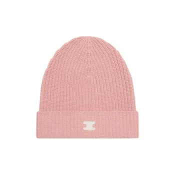 CELINE Triomphe Beanie In Heritage Cashmere