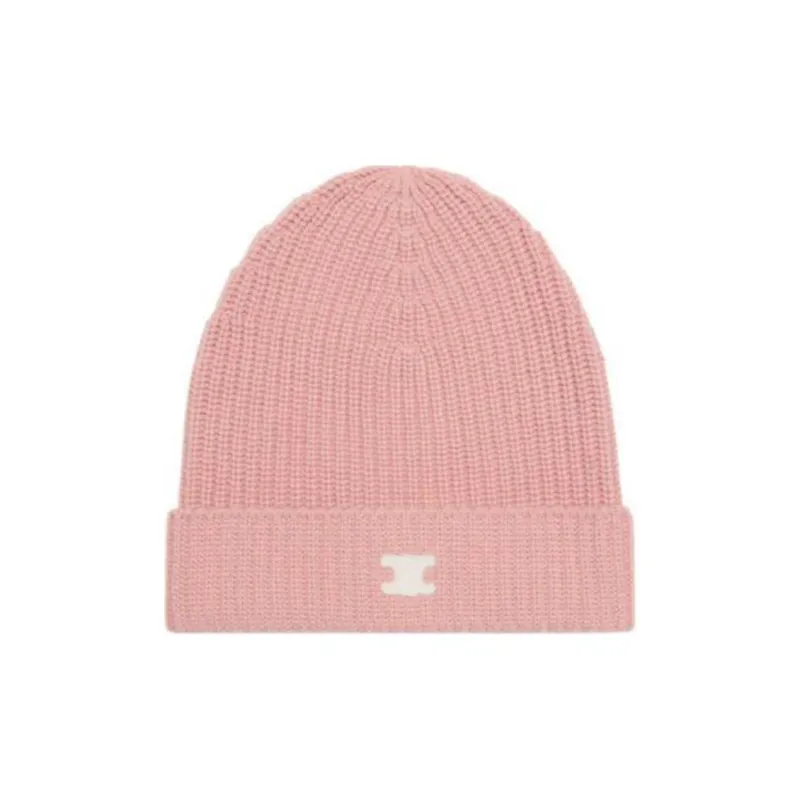 CELINE Triomphe Beanie In Heritage Cashmere-0