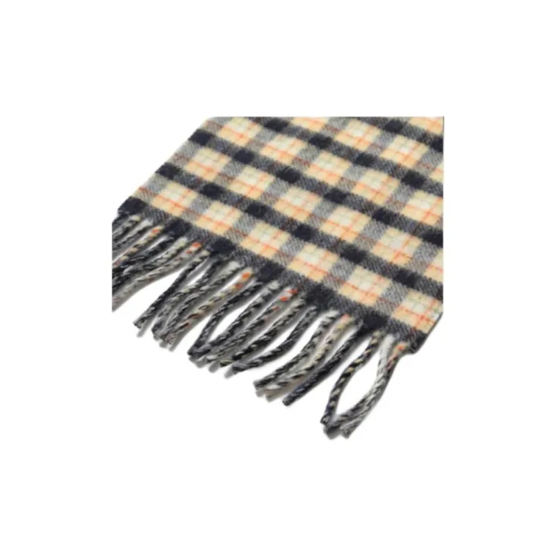 GUCCI Wool Knit Scarves Unisex Black-8