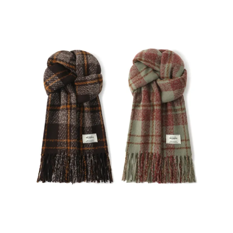 FREE RABBITⅡ Korean Style Fashion Mohair Warm Versatile Shawl Scarf Unisex-16
