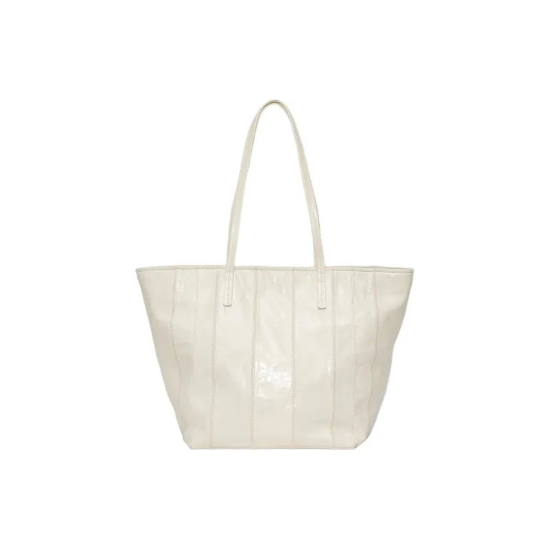 By Far Lambskin Tote Bag, Shopping Bag, Handbag, Shoulder Bag Women's Lime Gray-0
