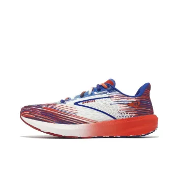 Brooks Launch 10 Breathable And Lightweight Low Top Casual Running Shoes Men's White Red