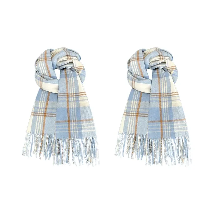 Lanza Knit Scarves Unisex-6