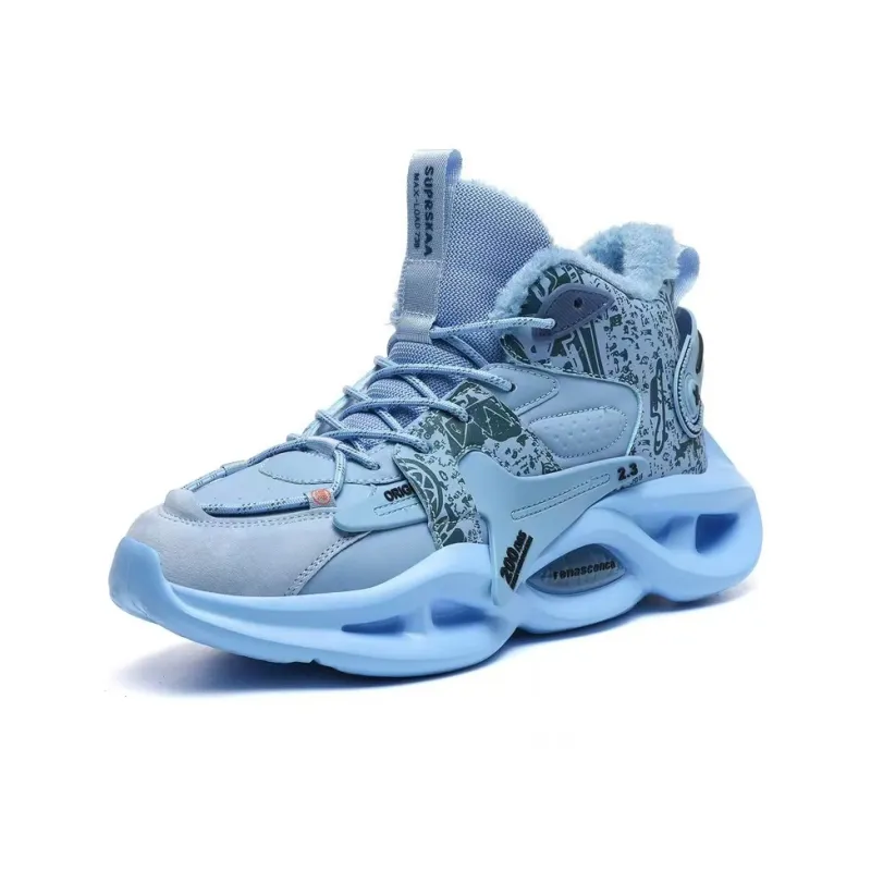 Jerden Smith Thermal Cushioning Coverage Height Increasing Breathable Waterproof Low Top Chunky Sneakers Men's-10