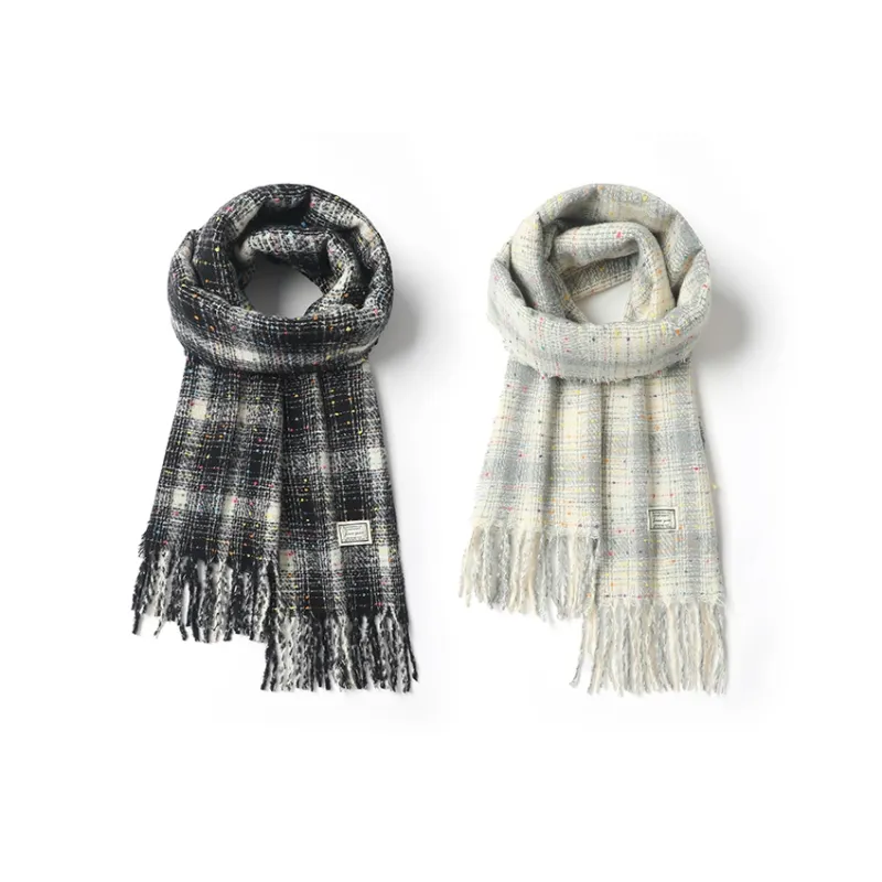 Lanza Knit Scarves Unisex-3