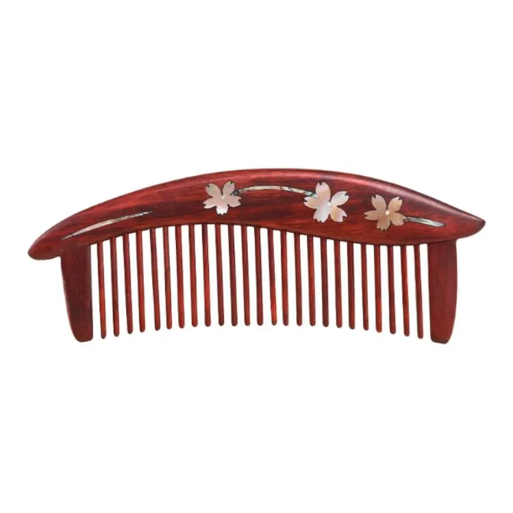 Zhou Guangsheng Natural Rosewood In The Garden Dancing Lightly Comb Hair Care Massage-1