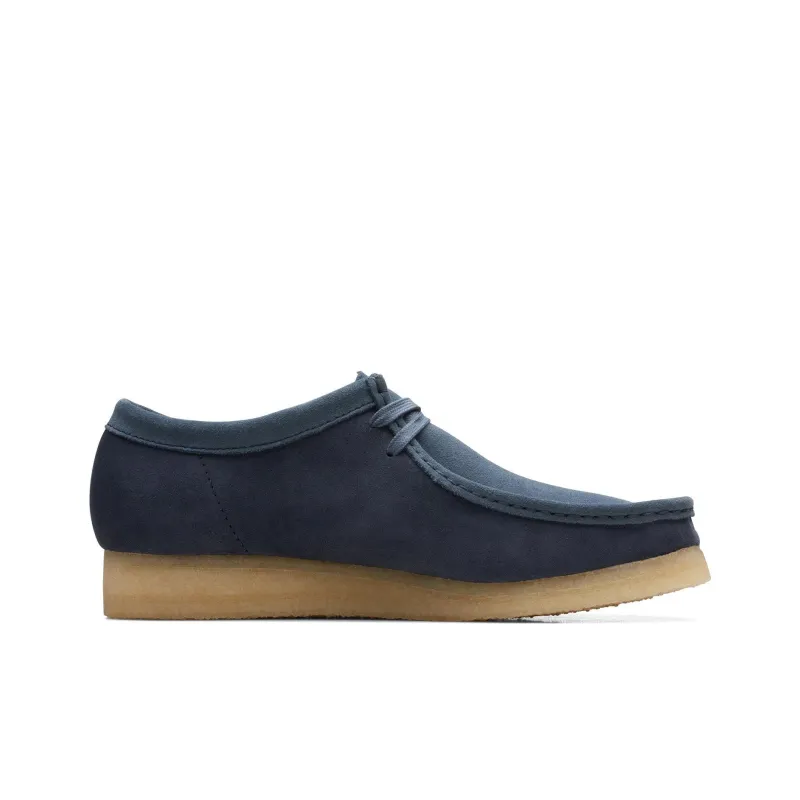 Clarks Originals Wallabee Boot Navy Combination-1