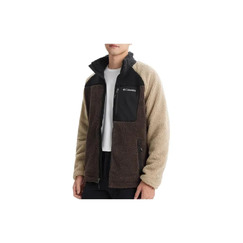 Columbia Velvet feel Coat Unisex Coffee-2