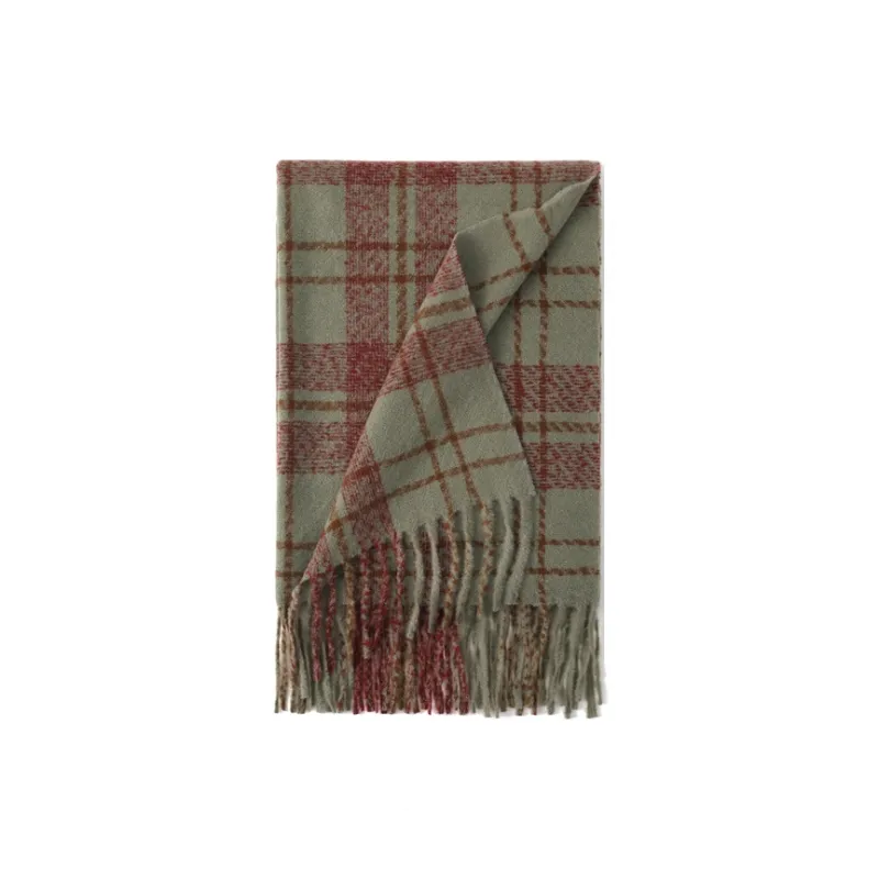 FREE RABBITⅡ Korean Style Fashion Mohair Warm Versatile Shawl Scarf Unisex-1