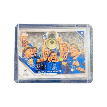 Topps Chelsea Championship Trophy Celebration Card Player Card Passable Condition Sports Cards 1 Pc