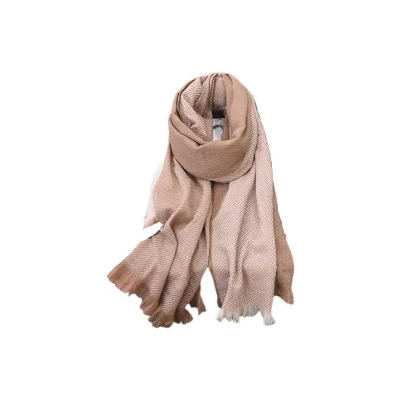 EEEENO Polyester Knit Scarves Unisex-8