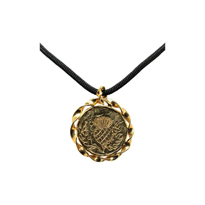 SAINT LAURENT 20th Century Plated Pineapple Discs Lariat Costume Necklace-2