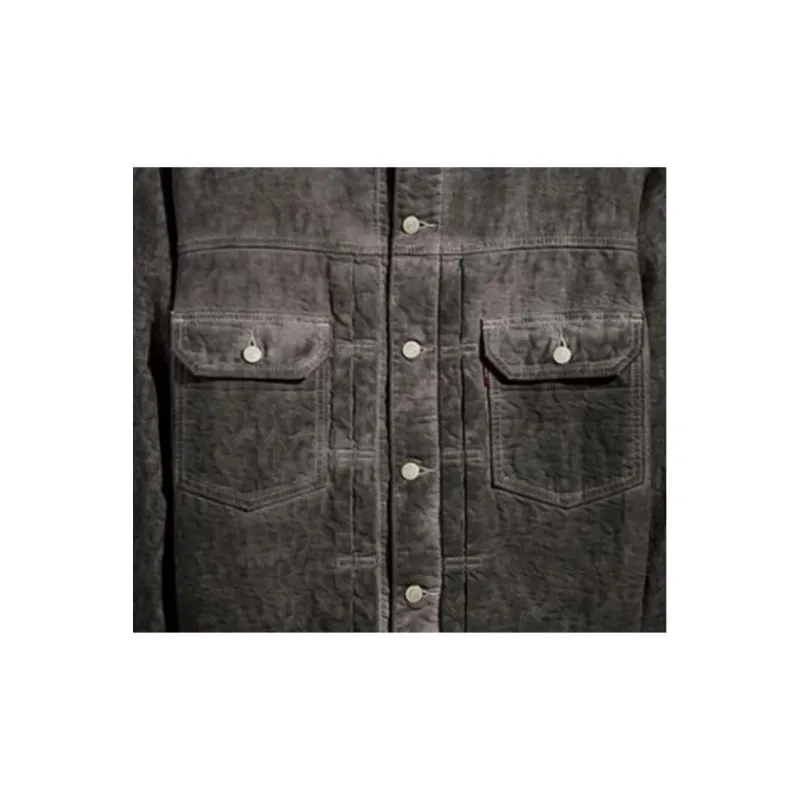 Levis X Stussy X Levis Jackets Unisex Black-3