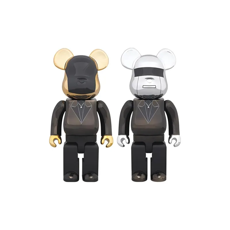 BE@RBRICK Daft Punk 2 Pack Black-0