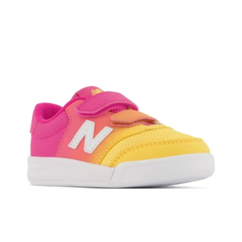 New Balance NB CT60 Slip-Resistant Anti-Kick Low-Top Kids Lifestyle Shoes Pink Yellow Teenagers-2