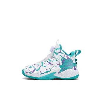 Wooden Rabbit Wear Resistant Breathable Lightweight Cushioning Warm Mid Top Children's Basketball Shoes Kids'