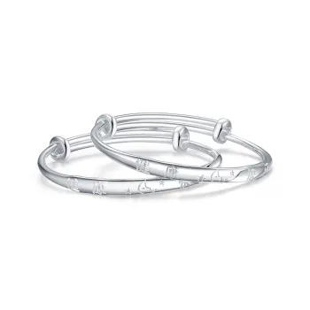 Mokinggran S999 Fine Silver Sterling Silver Bracelets Kids'