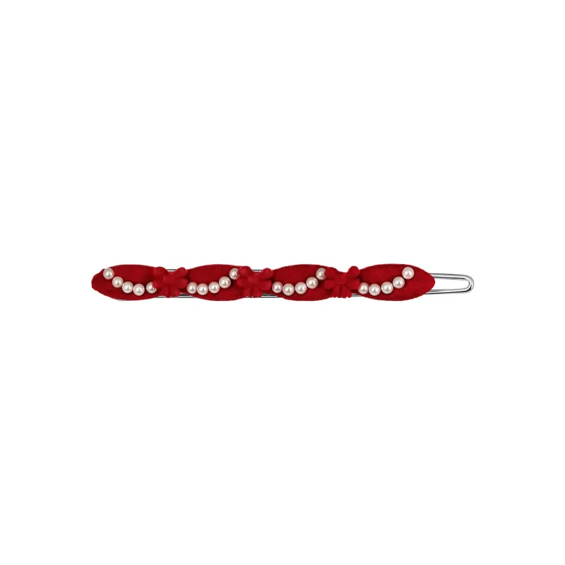 ZEGL Alloy Hair Clips Women's Red-2