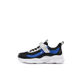 XTEP Anti Slip Wear Resistant Low Top Kids' Running Shoes Black Lyon Blue Kids'