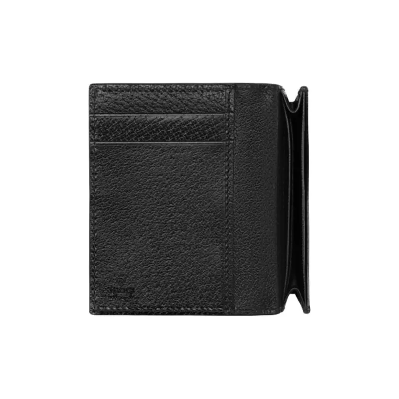 GUCCI Marmont Calfskin Business Card Holder Men's Black-3