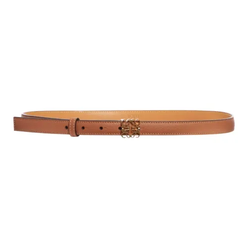 LOEWE Calfskin Leather Belts Women's Brown -