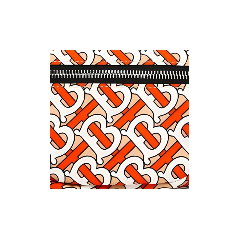 Burberry Cannon Bum Bag Monogram Print Small Vermillion-4
